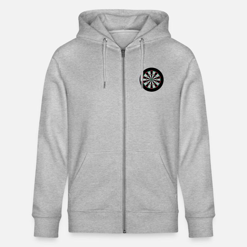 Dart Board - Veste à capuche bio CULTIVATOR Stanley/Stella Unisexe - gris chiné