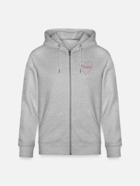 Mamie - Veste à capuche bio CULTIVATOR Stanley/Stella Unisexe - gris chiné