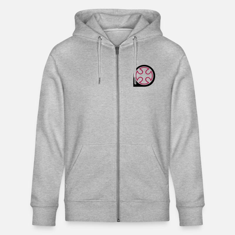 CELTIC CROSS - Stanley/Stella Unisex Bio-Kapuzenjacke CULTIVATOR  - Grau meliert