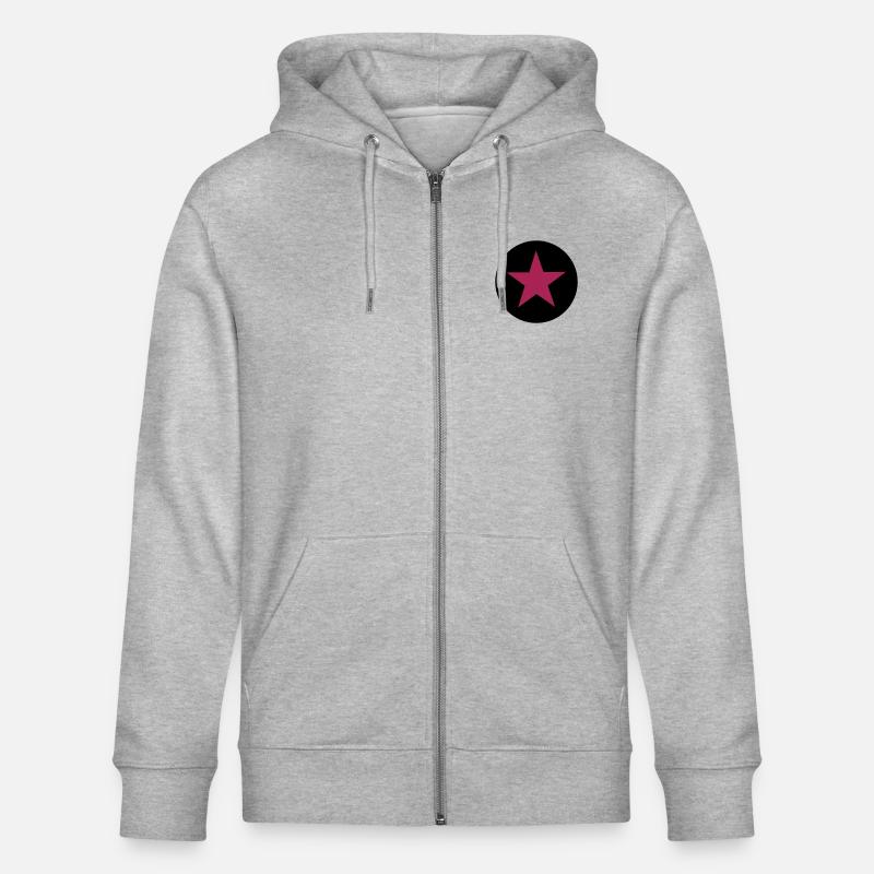 Stern - Stanley/Stella Unisex Bio-Kapuzenjacke CULTIVATOR  - Grau meliert