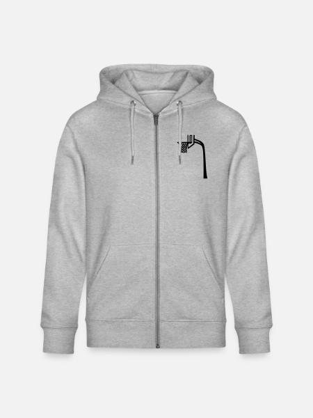 Basketball - Veste à capuche bio CULTIVATOR Stanley/Stella Unisexe - gris chiné