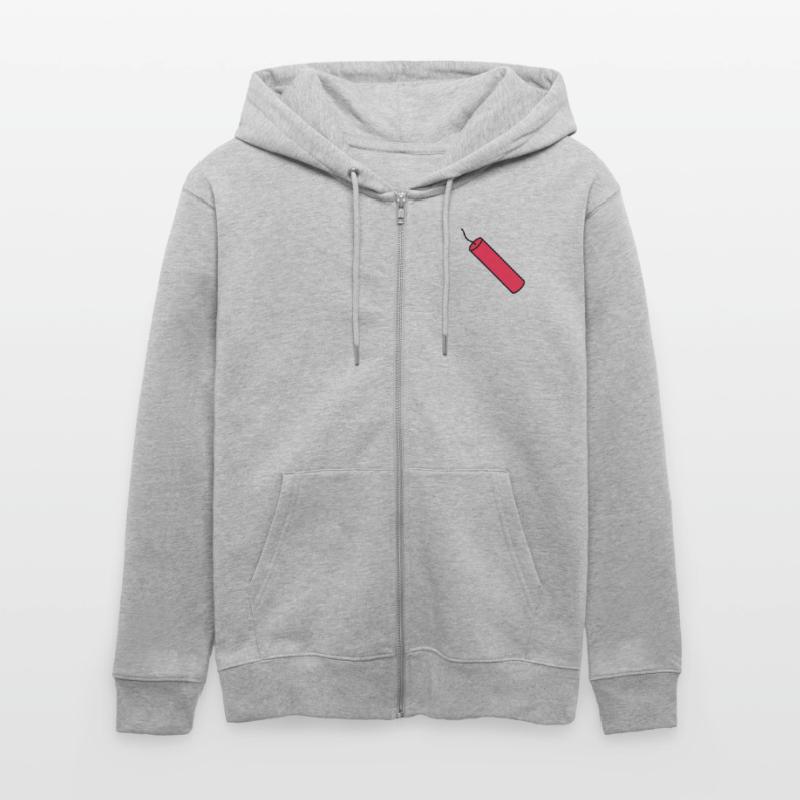 stop rod tnt dynamite explode explosion Stanley/Stella CULTIVATOR  Unisex Organic Hooded Jacket