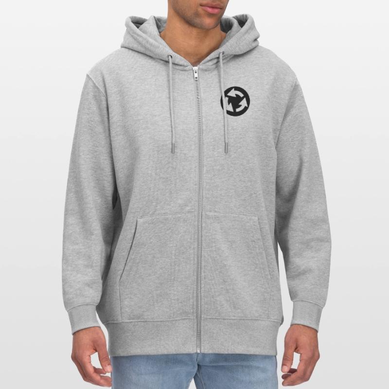 Circle,Arrow Stanley/Stella CULTIVATOR  Unisex Organic Hooded Jacket