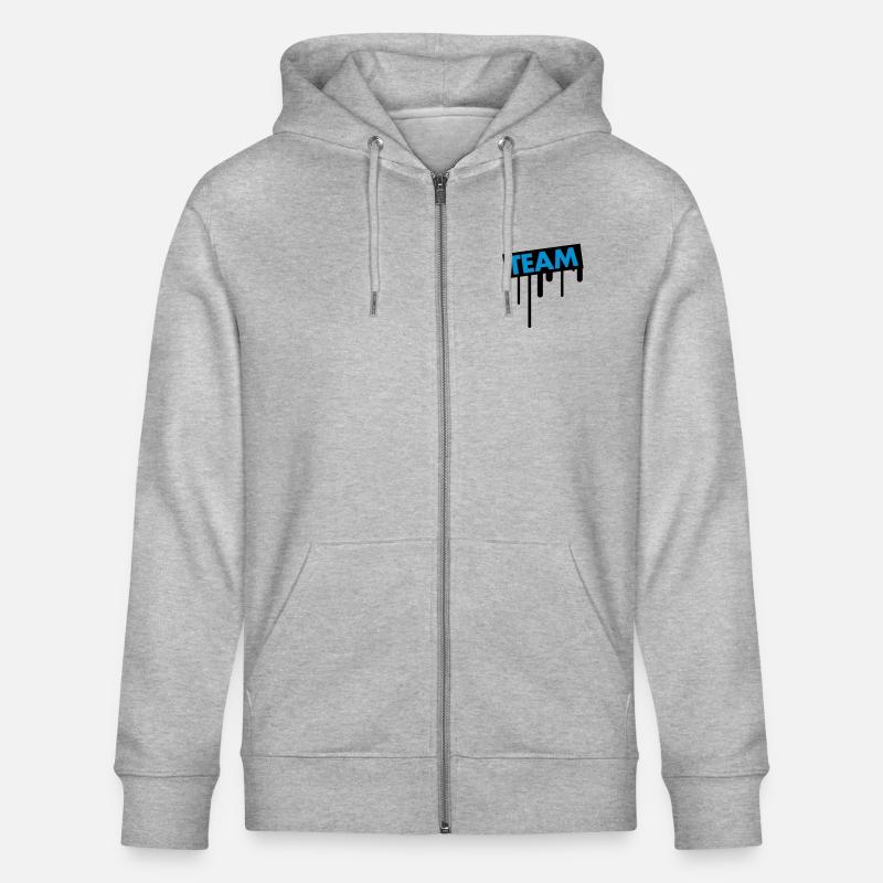 team_graffiti - Veste à capuche bio CULTIVATOR Stanley/Stella Unisexe - gris chiné