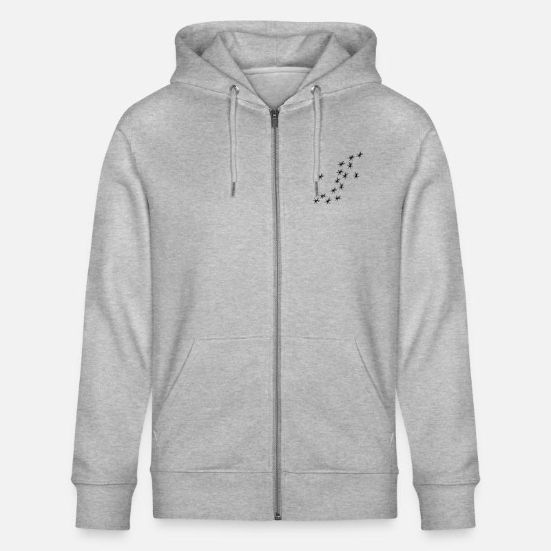 Fourmi - Veste à capuche bio CULTIVATOR Stanley/Stella Unisexe - gris chiné