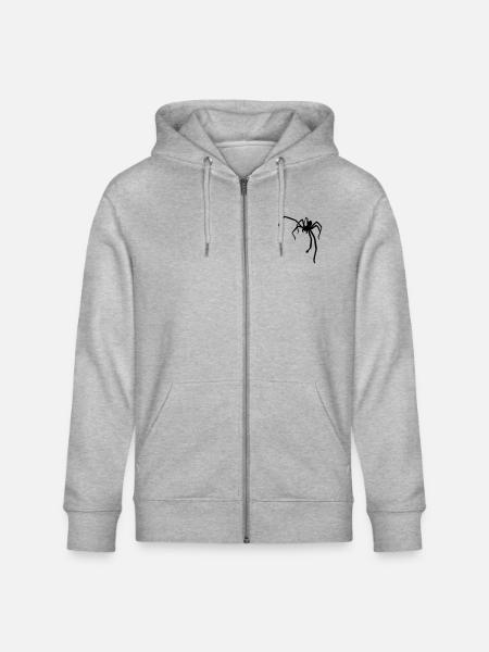 Huntsman Spider - Stanley/Stella Unisex Bio-Kapuzenjacke CULTIVATOR - Grau meliert