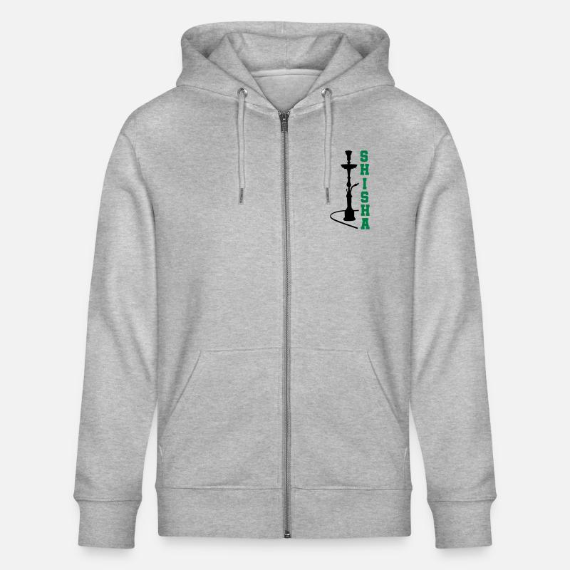 narguilé - Veste à capuche bio CULTIVATOR Stanley/Stella Unisexe - gris chiné