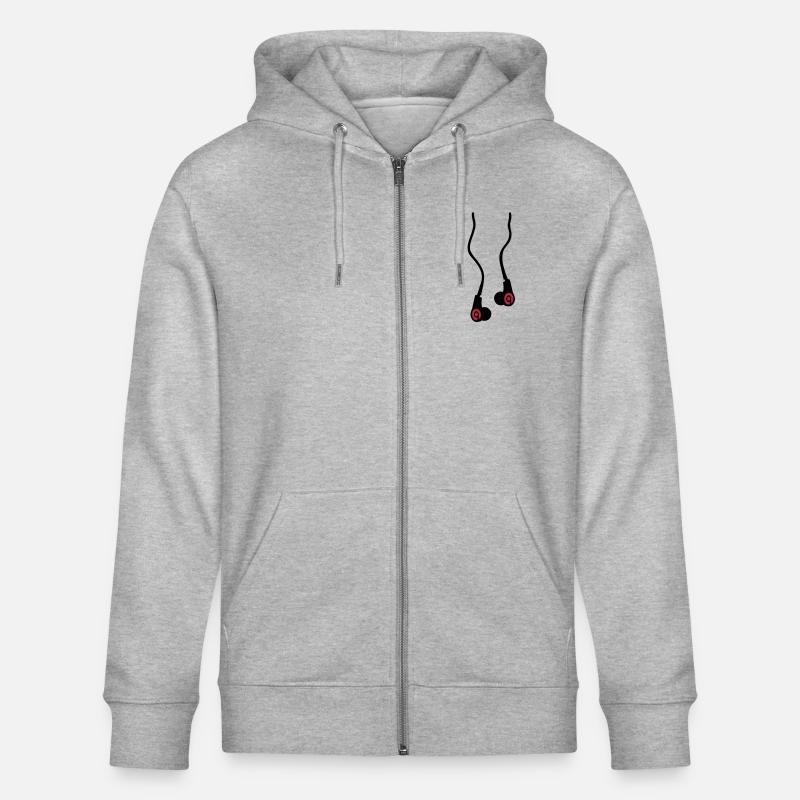 kopfhoehrer - Stanley/Stella Unisex Bio-Kapuzenjacke CULTIVATOR  - Grau meliert