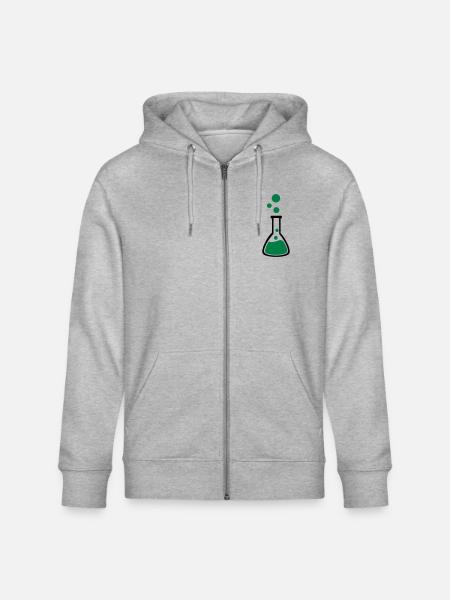 Eprouvette - Veste à capuche bio CULTIVATOR Stanley/Stella Unisexe - gris chiné
