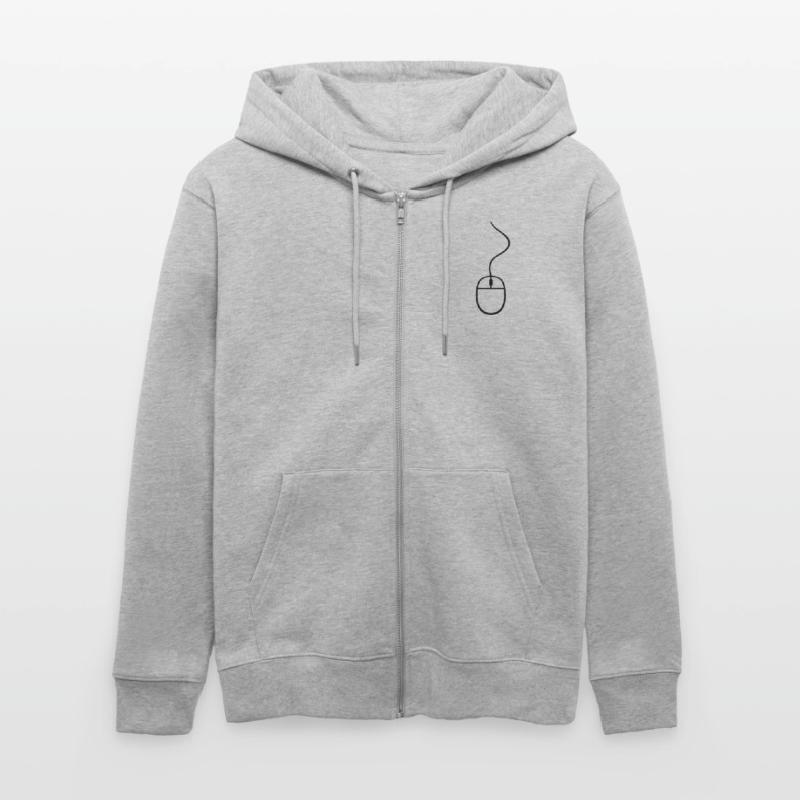 câble d'ordinateur souris clic de commande pc ordi Veste à capuche bio CULTIVATOR Stanley/Stella Unisexe