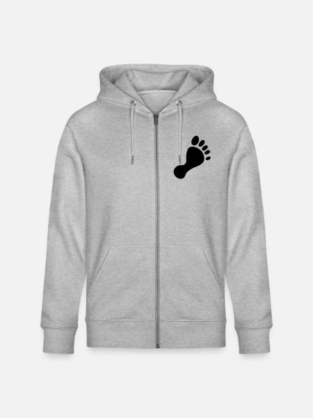 fuss - Stanley/Stella Unisex Bio-Kapuzenjacke CULTIVATOR  - Grau meliert