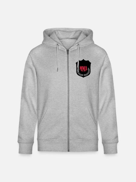 mma_02 - Stanley/Stella CULTIVATOR  Unisex Organic Hooded Jacket - heather grey