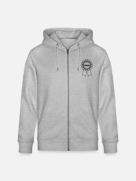 Beste Erzieherin - Stanley/Stella Unisex Bio-Kapuzenjacke CULTIVATOR - Grau meliert