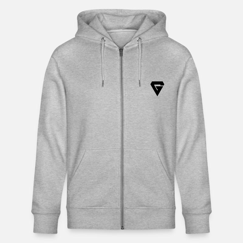 G - Veste à capuche bio CULTIVATOR Stanley/Stella Unisexe - gris chiné