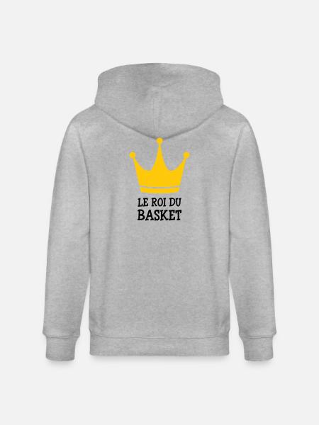 Le Roi du Basket - Veste à capuche bio CULTIVATOR Stanley/Stella Unisexe - gris chiné
