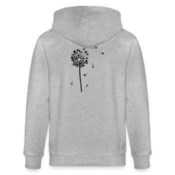 Playful Bobbles - The Original by heavenlygoods - Stanley/Stella CULTIVATOR  Unisex Organic Hooded Jacket - heather grey - Back - Luana (180cm)