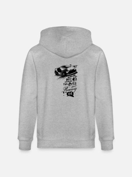 Pure Racing light - Stanley/Stella Unisex Bio-Kapuzenjacke CULTIVATOR - Grau meliert