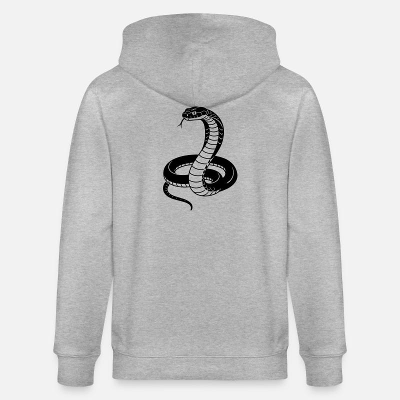 Cobra - Veste à capuche bio CULTIVATOR Stanley/Stella Unisexe - gris chiné