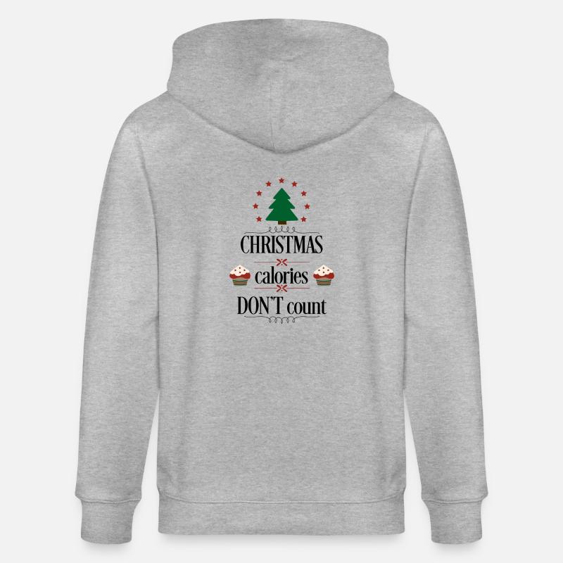 Weihnachten - Stanley/Stella Unisex Bio-Kapuzenjacke CULTIVATOR  - Grau meliert