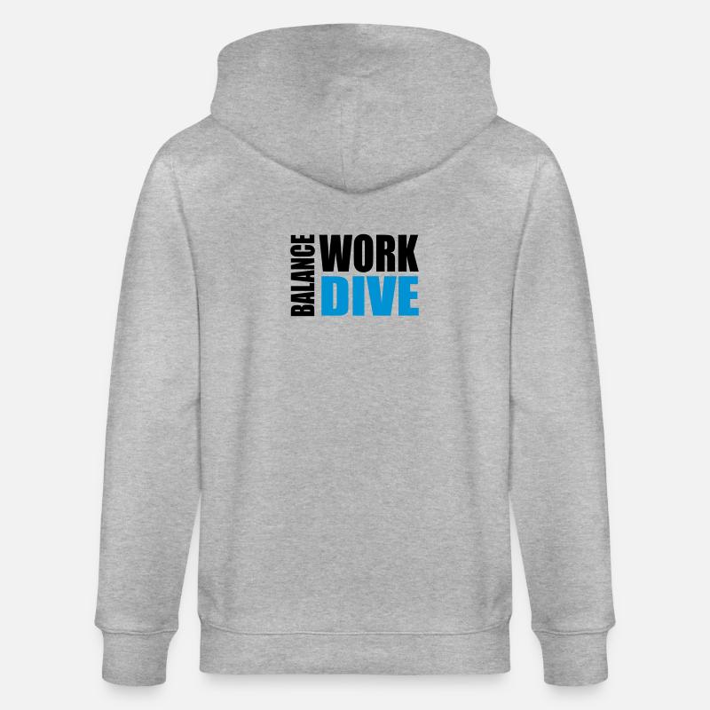 WORKDIVEBALANCE - Veste à capuche bio CULTIVATOR Stanley/Stella Unisexe - gris chiné