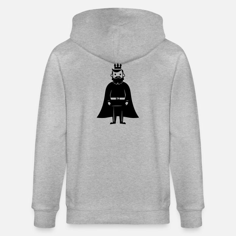 King Man - Veste à capuche bio CULTIVATOR Stanley/Stella Unisexe - gris chiné