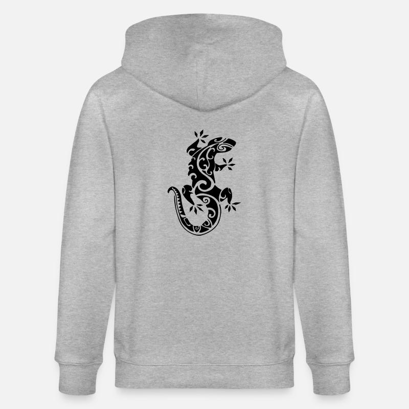 Gecko 1 - Stanley/Stella Unisex Bio-Kapuzenjacke CULTIVATOR  - Grau meliert