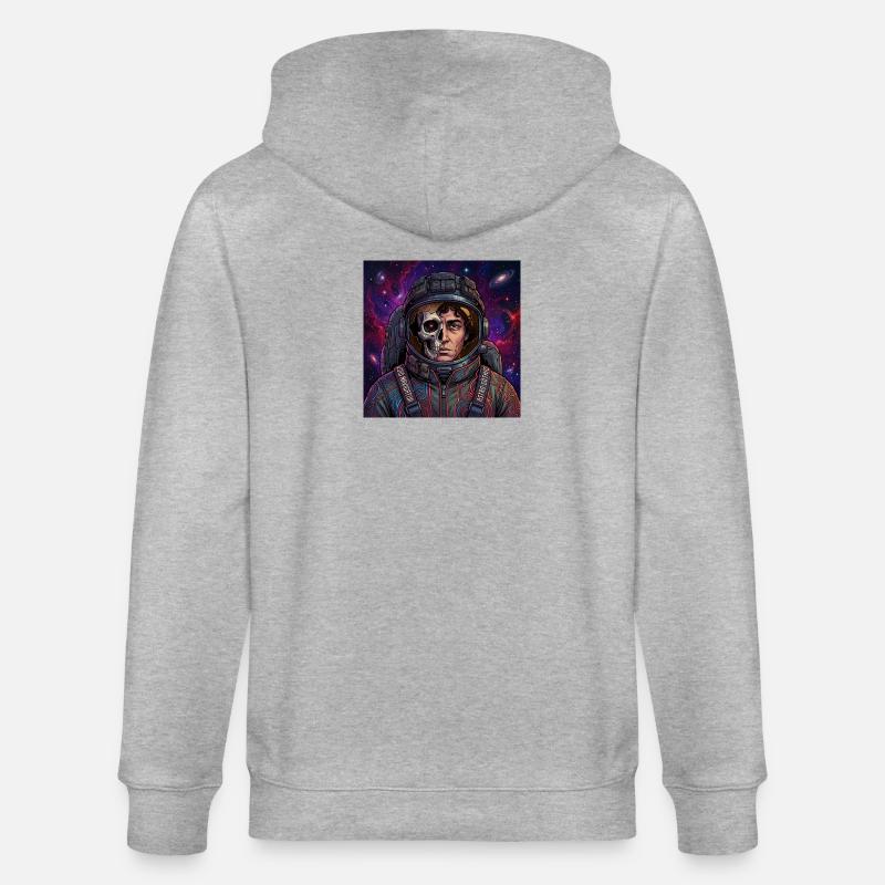 Morts dans l’espace - Veste à capuche bio CULTIVATOR Stanley/Stella Unisexe - gris chiné