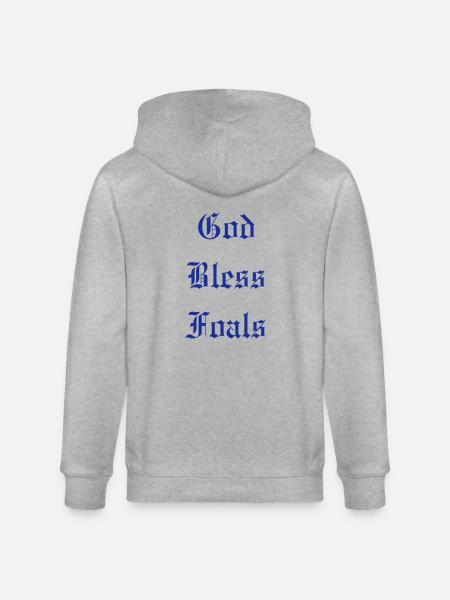 GodBlessFoals - Stanley/Stella CULTIVATOR  Unisex Organic Hooded Jacket - heather grey