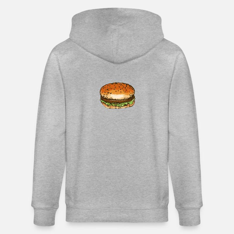 hamburger - Stanley/Stella Unisex Bio-Kapuzenjacke CULTIVATOR  - Grau meliert