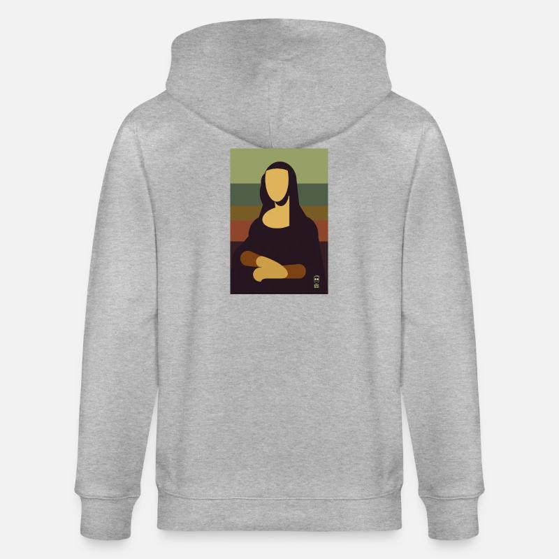 Mona Lisa - Veste à capuche bio CULTIVATOR Stanley/Stella Unisexe - gris chiné