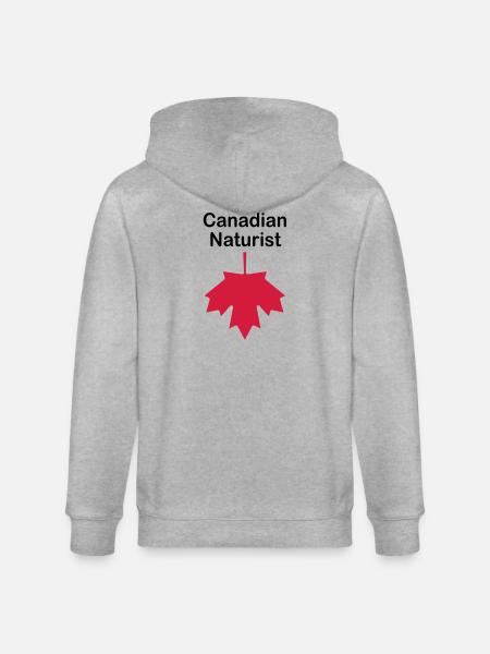 Canadian Naturist - Stanley/Stella CULTIVATOR  Unisex Organic Hooded Jacket - heather grey