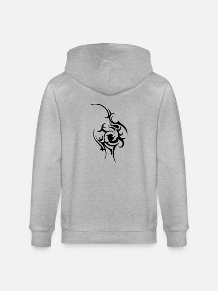 tribal - Stanley/Stella Unisex Bio-Kapuzenjacke CULTIVATOR - Grau meliert