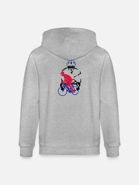 Rennrad - Veste à capuche bio CULTIVATOR Stanley/Stella Unisexe - gris chiné
