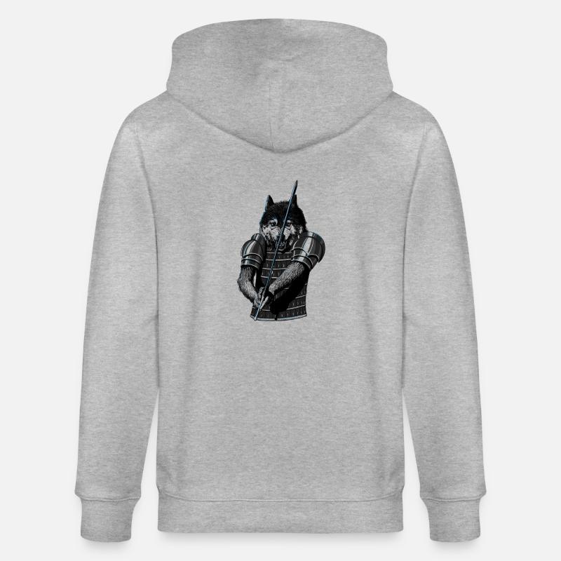 Wolf Duell - Stanley/Stella Unisex Bio-Kapuzenjacke CULTIVATOR  - Grau meliert