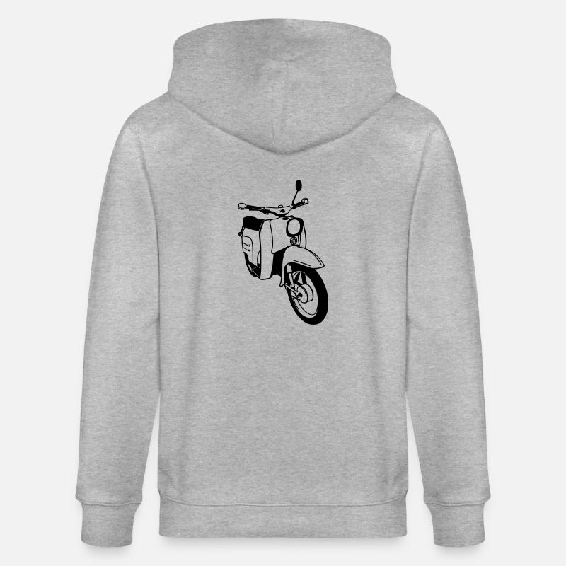 Simson Schwalbe - Veste à capuche bio CULTIVATOR Stanley/Stella Unisexe - gris chiné