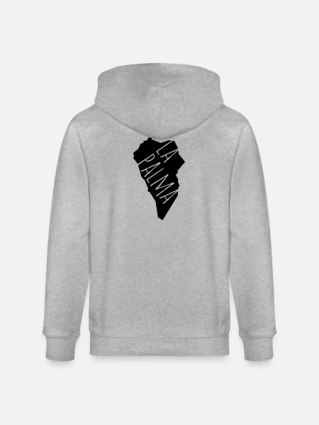 La Palma - Stanley/Stella Unisex Bio-Kapuzenjacke CULTIVATOR  - Grau meliert