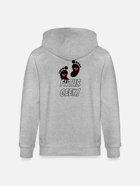 Futur Geek ! - Veste à capuche bio CULTIVATOR Stanley/Stella Unisexe - gris chiné