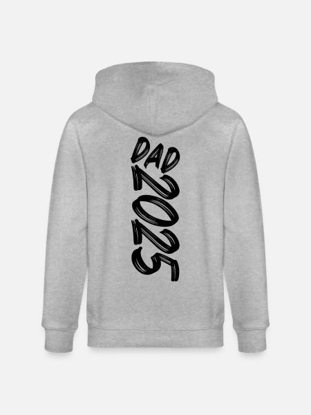 Dad 2025 - Stanley/Stella CULTIVATOR Unisex Organic Hooded Jacket - heather grey