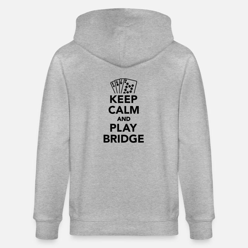 Bridge - Stanley/Stella Unisex Bio-Kapuzenjacke CULTIVATOR  - Grau meliert