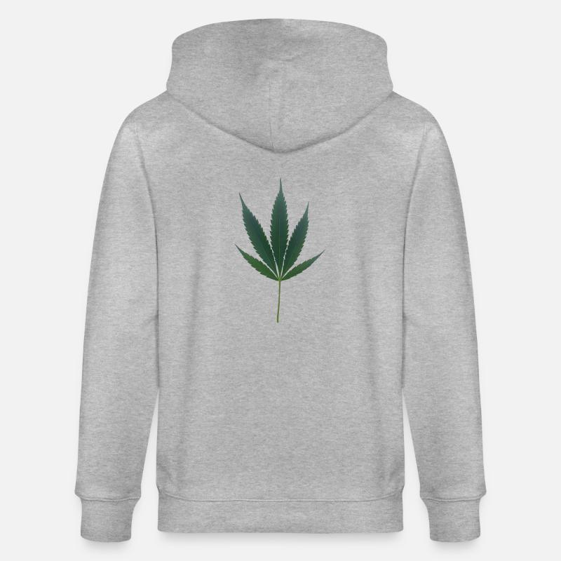 C’est l’heure du cannabis - Veste à capuche bio CULTIVATOR Stanley/Stella Unisexe - gris chiné