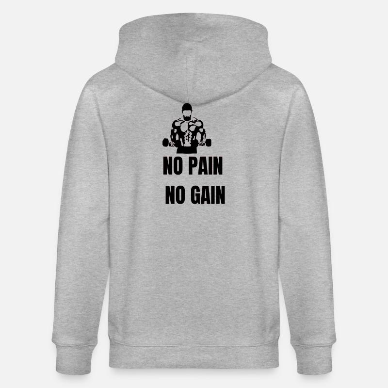 On n’a rien sans rien - Veste à capuche bio CULTIVATOR Stanley/Stella Unisexe - gris chiné