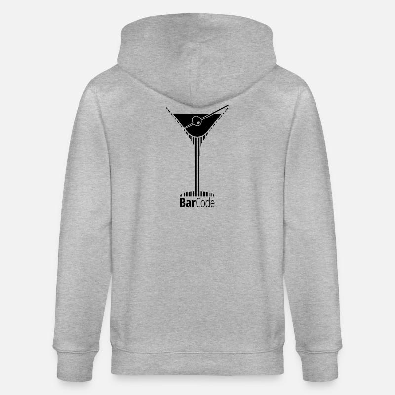 BarCode Martini - Veste à capuche bio CULTIVATOR Stanley/Stella Unisexe - gris chiné