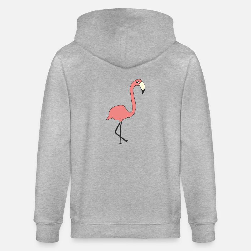 flamingo - Stanley/Stella Unisex Bio-Kapuzenjacke CULTIVATOR  - Grau meliert