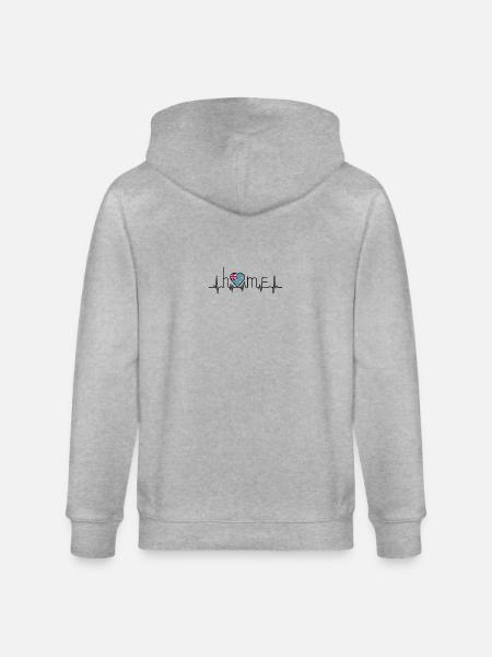 j'aime la maison Tuvalu - Veste à capuche bio CULTIVATOR Stanley/Stella Unisexe - gris chiné