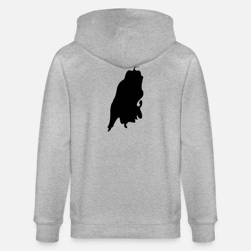 Lefkada - Stanley/Stella Unisex Bio-Kapuzenjacke CULTIVATOR  - Grau meliert