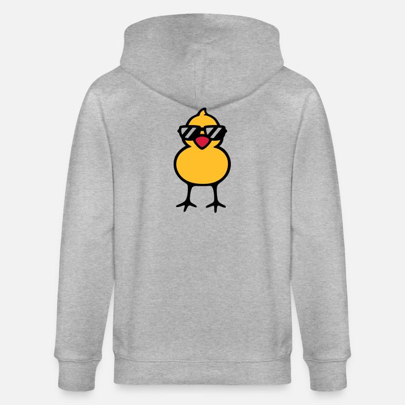 cool chick (rd) - Veste à capuche bio CULTIVATOR Stanley/Stella Unisexe - gris chiné