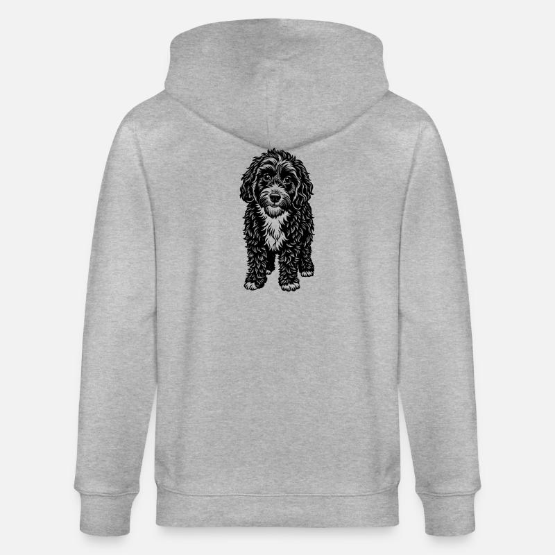 Cockapoo - Veste à capuche bio CULTIVATOR Stanley/Stella Unisexe - gris chiné