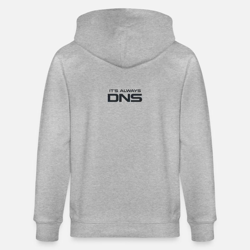 DNS Always: Tech Typography - Stanley/Stella Unisex Bio-Kapuzenjacke CULTIVATOR - Grau meliert