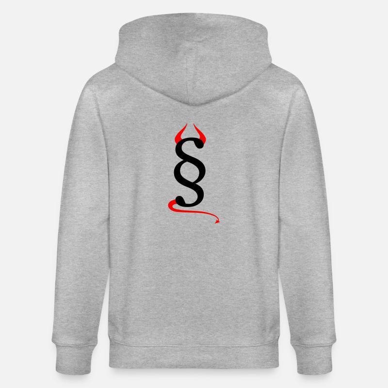 Devils paragraphe - Veste à capuche bio CULTIVATOR Stanley/Stella Unisexe - gris chiné