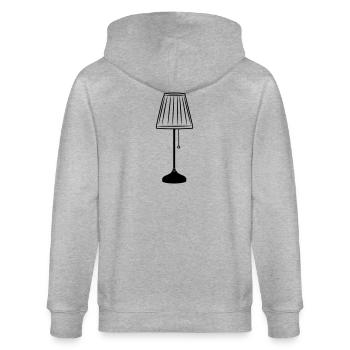 Beleuchtungslampen im Wohnzimmer - Stanley/Stella Unisex Bio-Kapuzenjacke CULTIVATOR  - Grau meliert - Hinten - Luana (180cm)